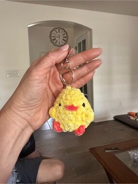 Plush Chick Keychain - Yellow